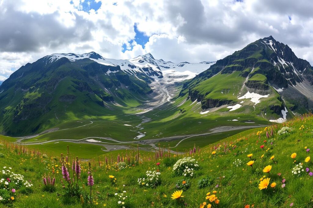 Climate change impact on alpine seasons